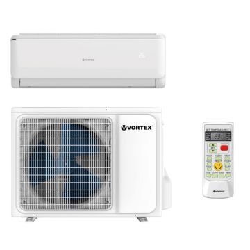 Aer conditionat Vortex VAI09FFWR, 9000 BTU, Wi-Fi ready, inverter, kit instalare inclus, alb