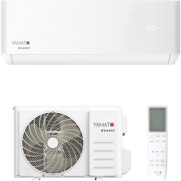 Aer conditionat Yamato Avanti YW18T3, 18000 BTU, Clasa A++/A+, Wi-Fi, Inverter, Bipolar Ionic Generator, Lampa UV-C, Golden Fin + Kit instalare inclus