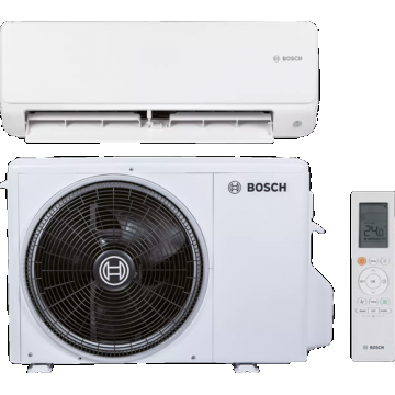 Aparat de aer conditionat Bosch Climate 6000i 35WE 7733701844, 12000 BTU, Clasa A+++/A++, Ionizare, Follow Me, I Clean, Wi-Fi Ready (Alb)