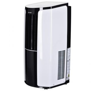 Aparat de aer conditionat portabil Sharp CV-Y12XR, 3.5 KW, Clasa A, Racire, Incalzire, Dezumidificare, 3 viteze, Telecomanda (Alb)