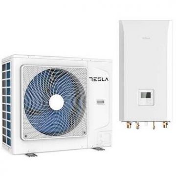 TESLA Pompa De Caldura Aer-Apa Split TESLA TATP-10HMDA1 10kW A+++/A++ 3kW Wi-Fi 220V, Alb